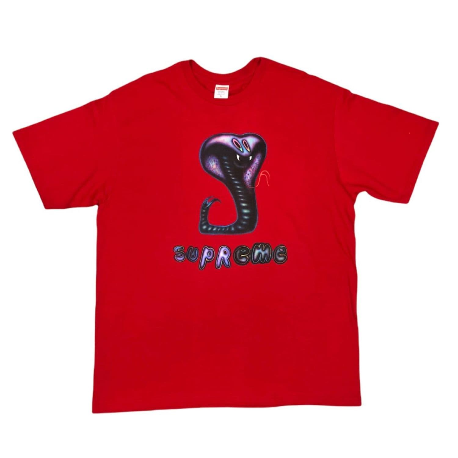 SUPREME Snake tee “red”