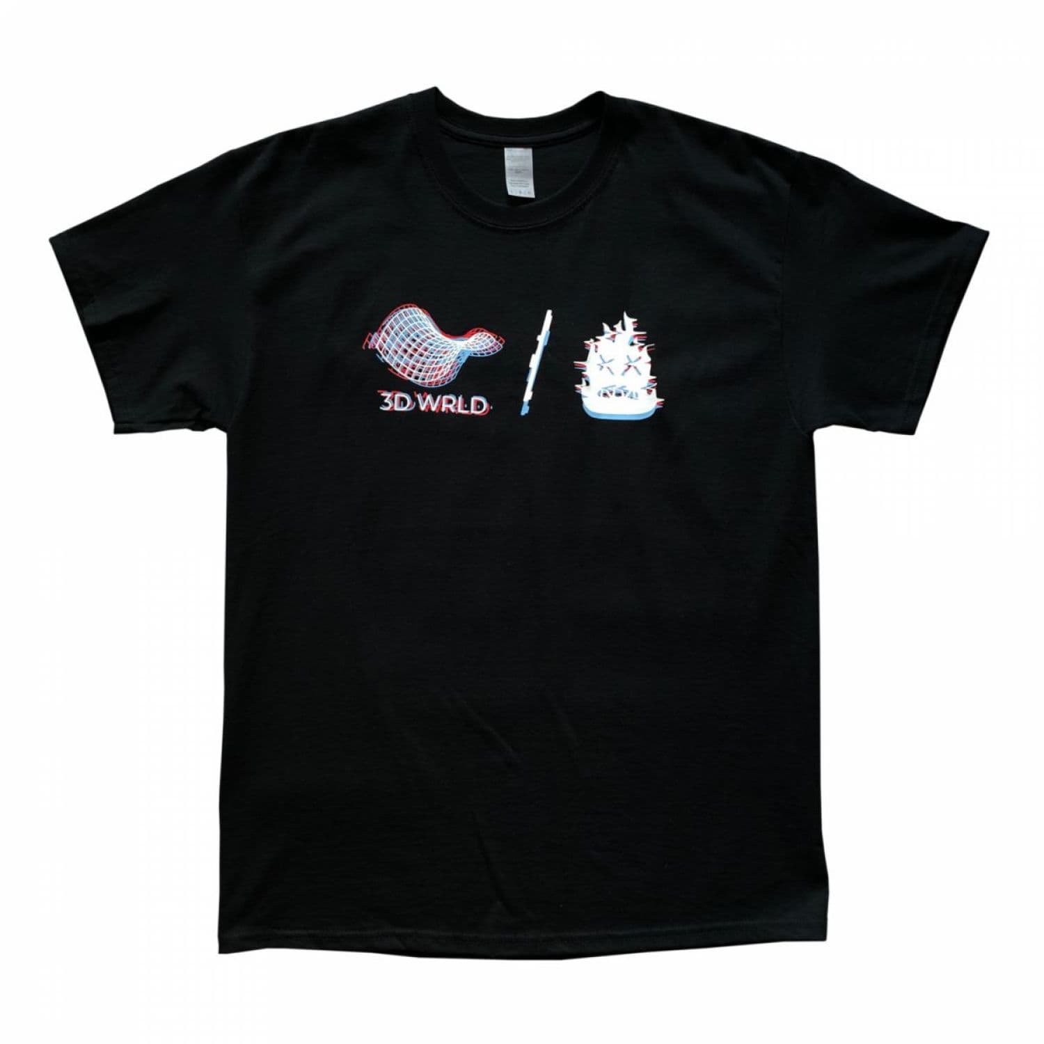 “RADIAL GLITCH” Tee - Black