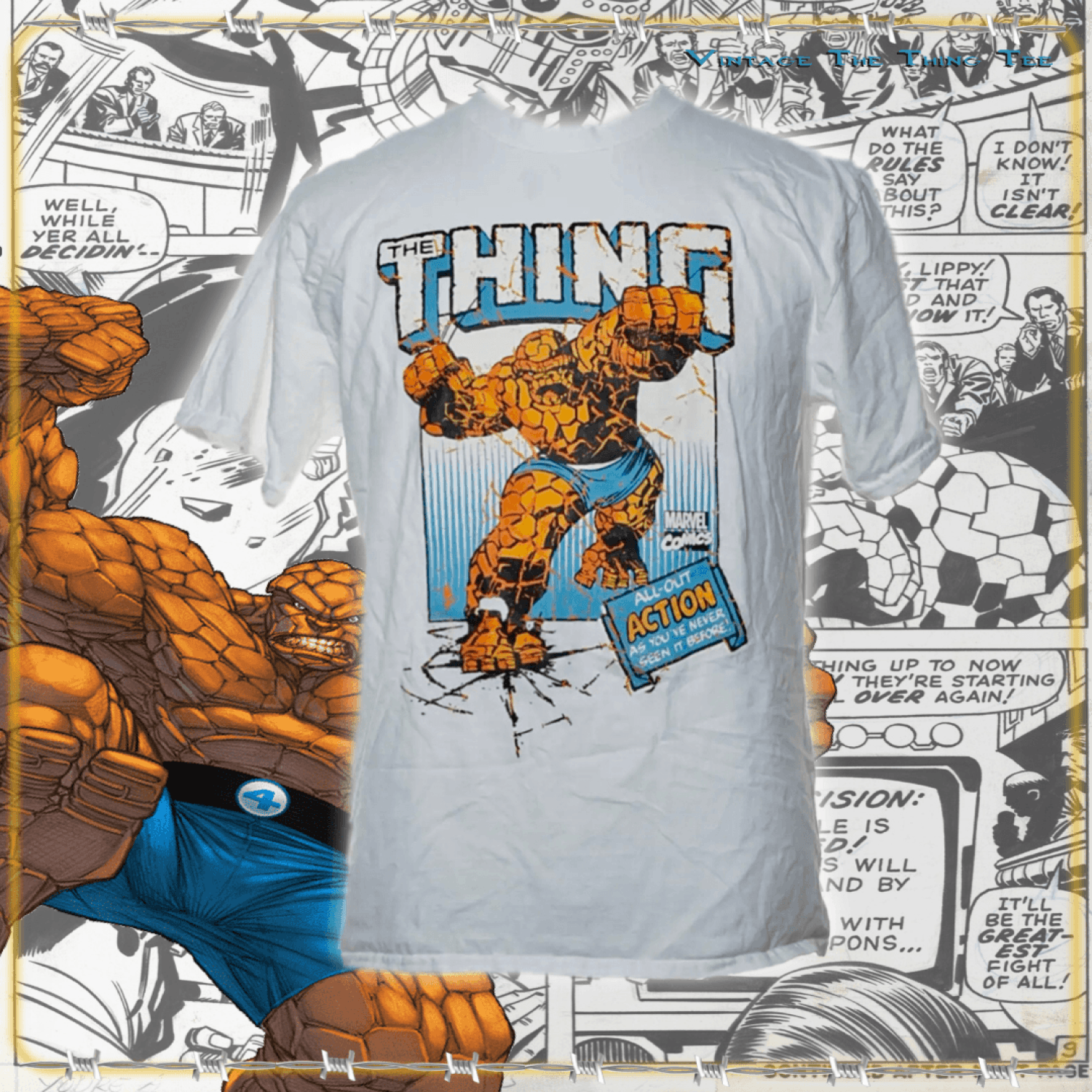 Vintage The Thing Comics Tee
