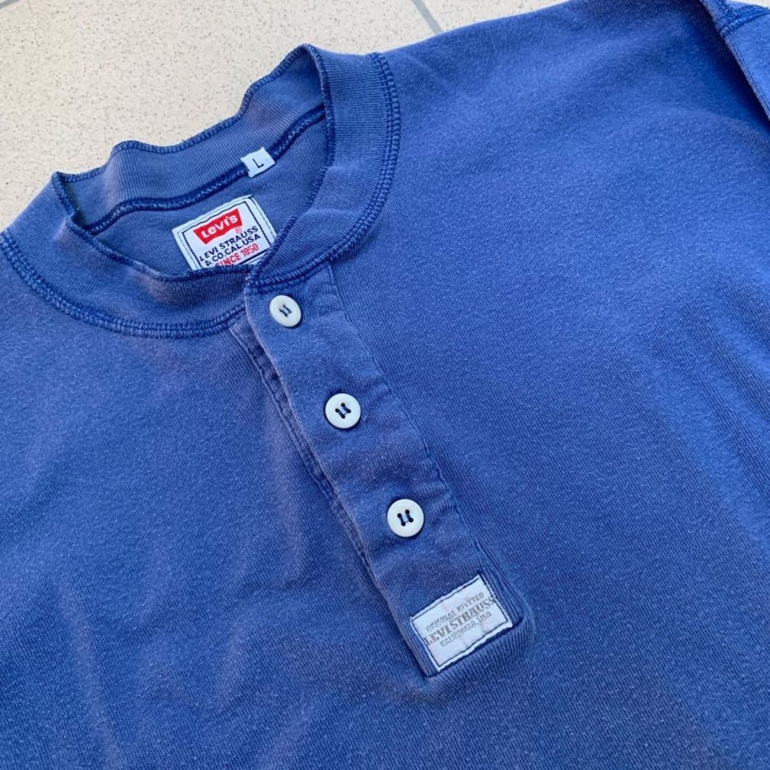 Vintage Levis Long-Sleev Polo Shirt