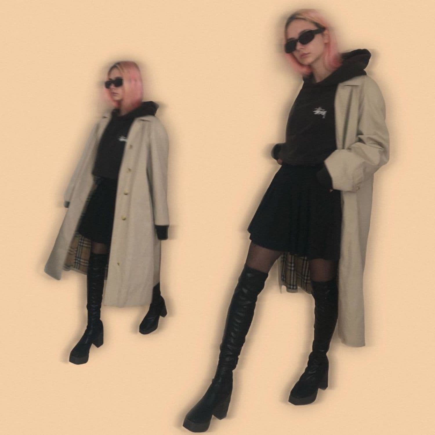 burberry vintage trench coat