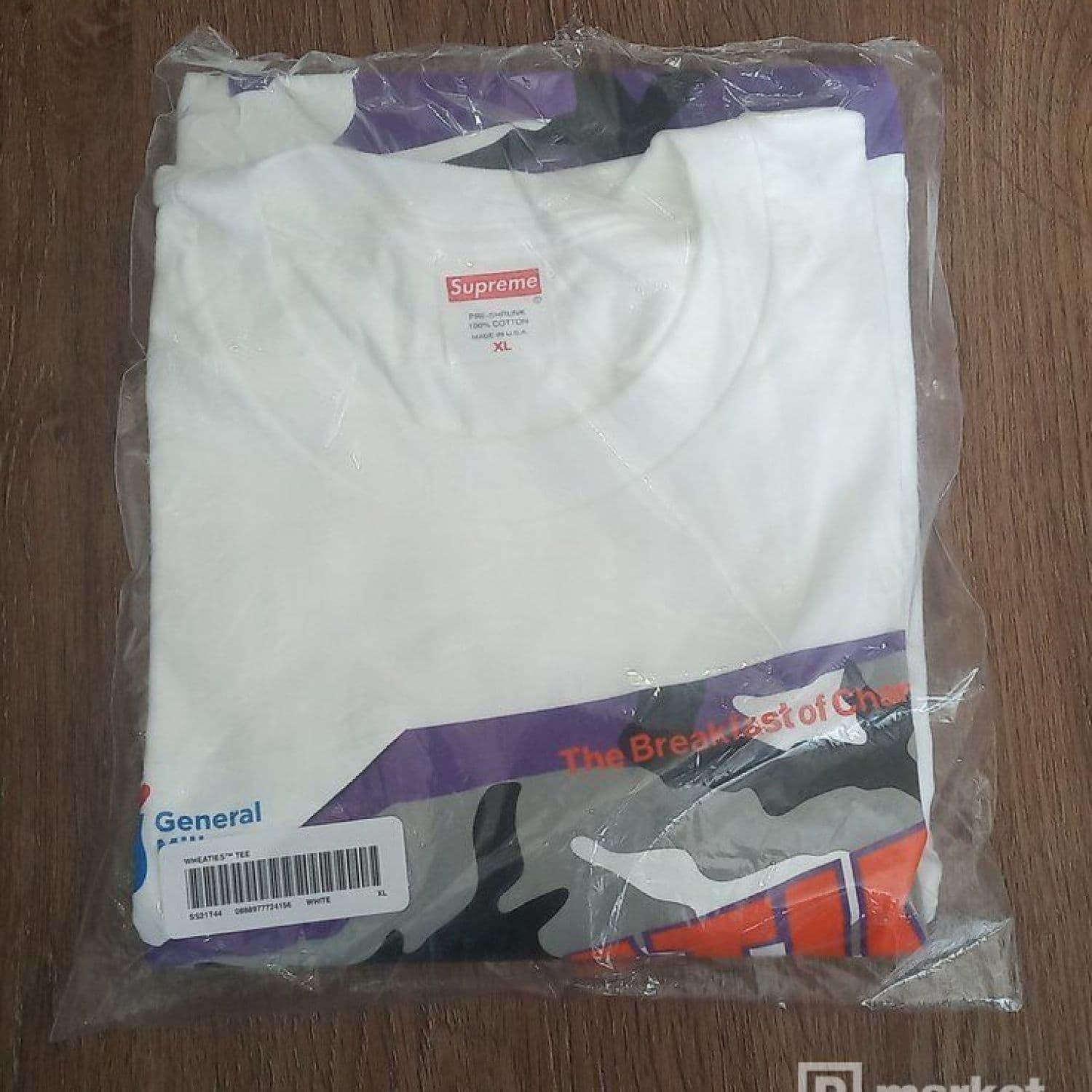 SUPREME WHEATIES TEE XL