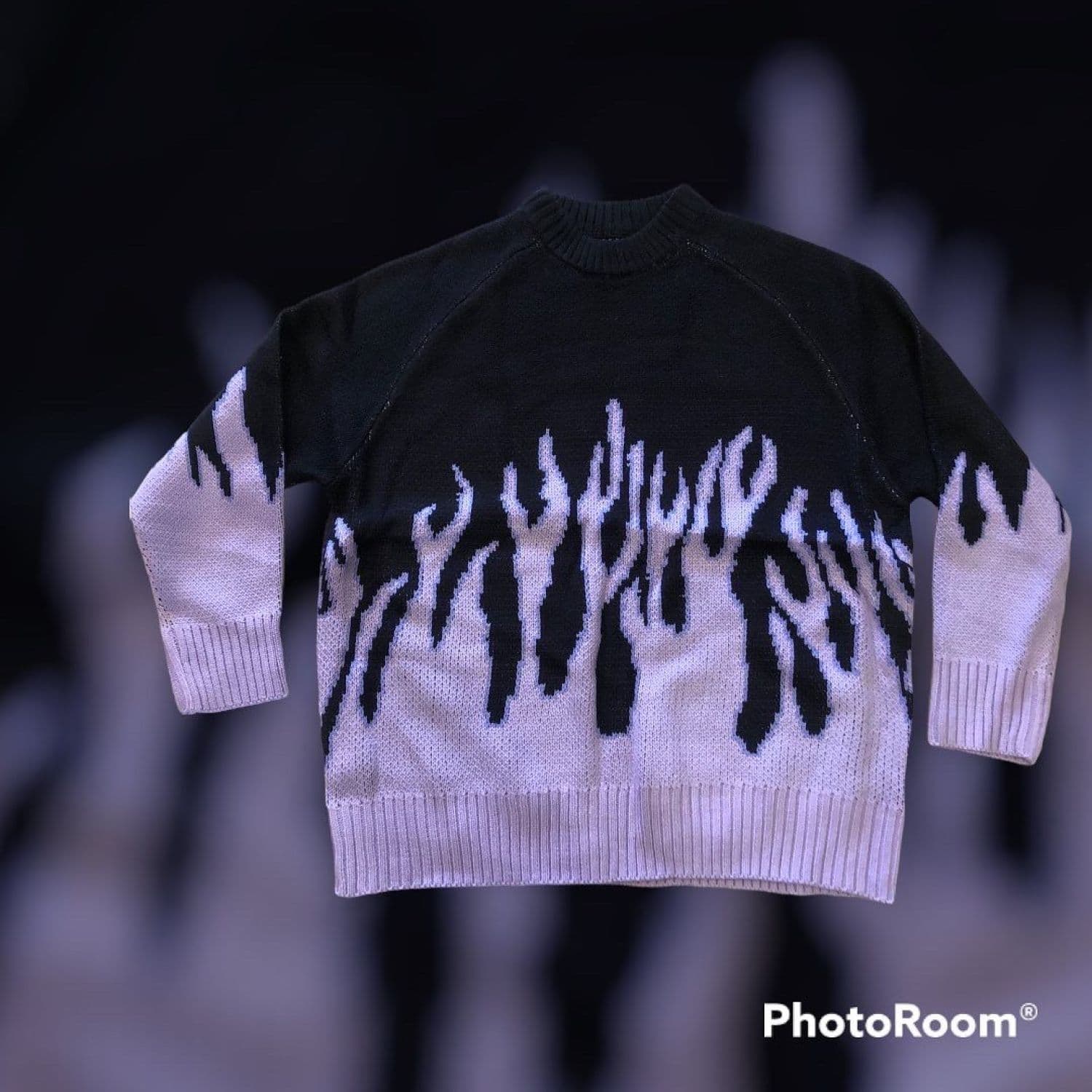 PURPLE FLAME UNI SWEATER
