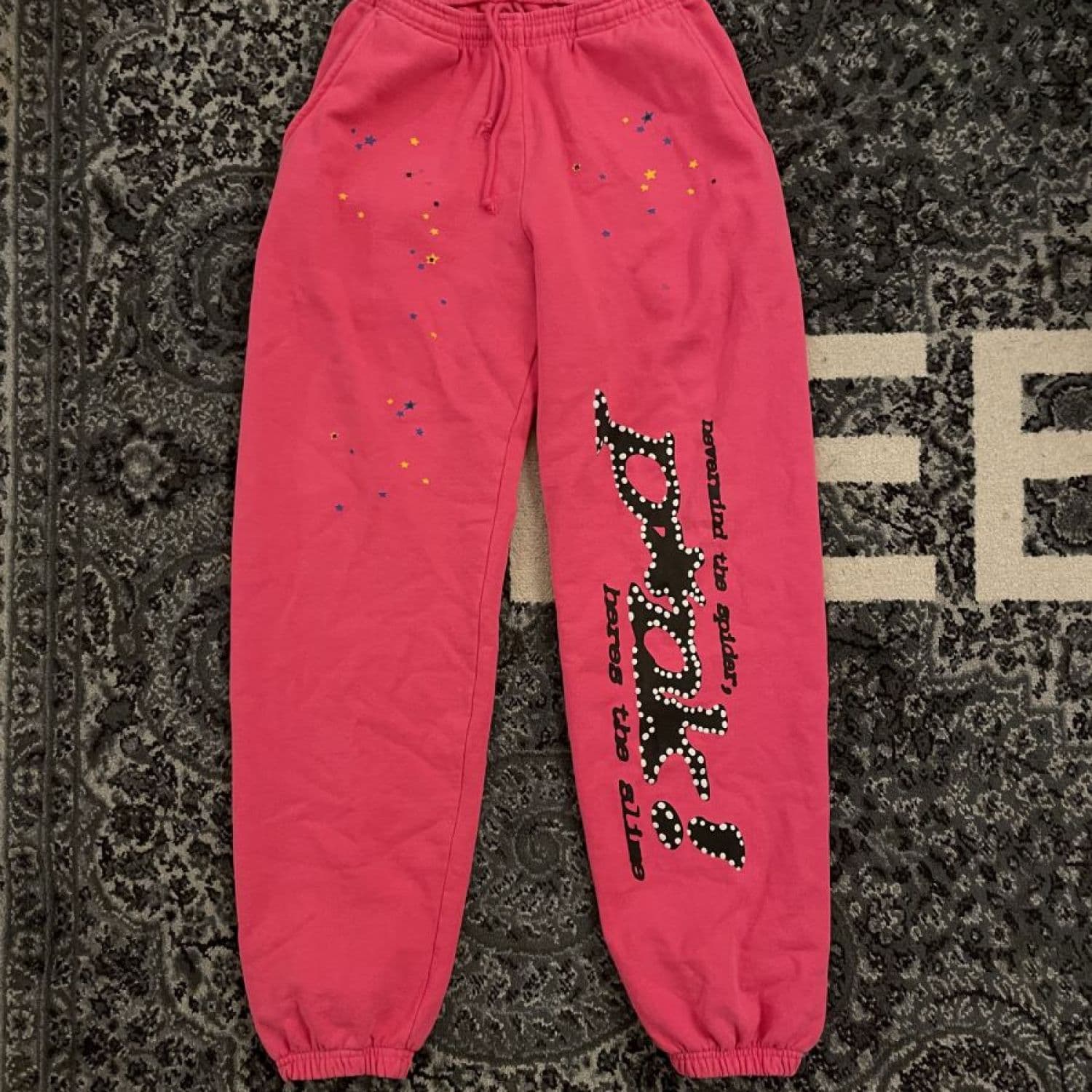 Sp5der P*NK sweatpatns Pink