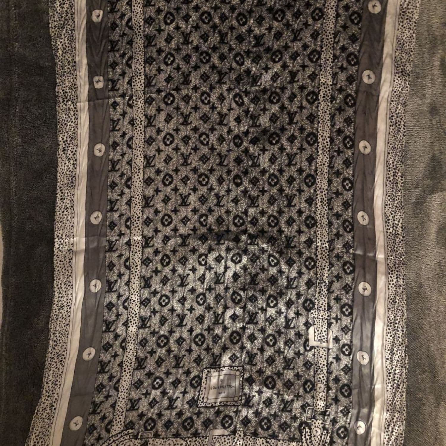 LV silk scarf