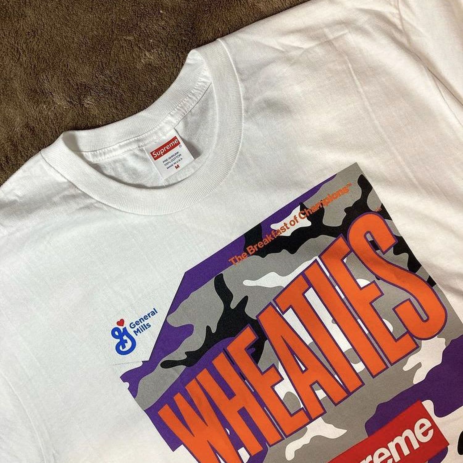 Supreme “WHEATIES Tee” White
