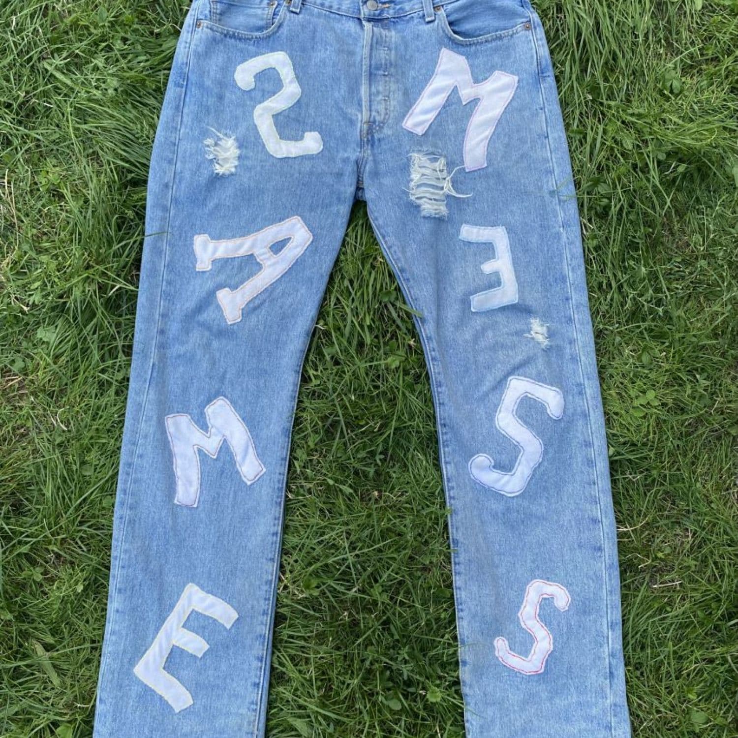 Same.Mess Alphabetical Jeans