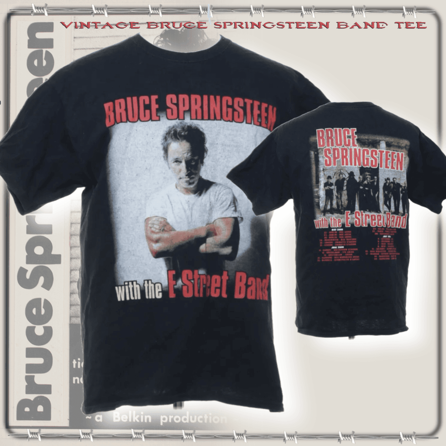 Vintage Bruce Springsteen Merch Tee