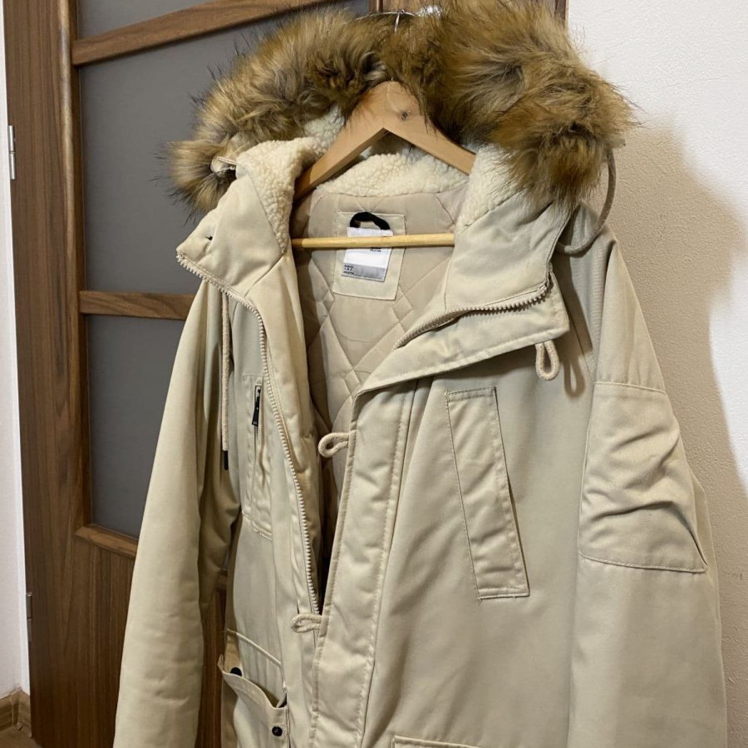White winter jacket
