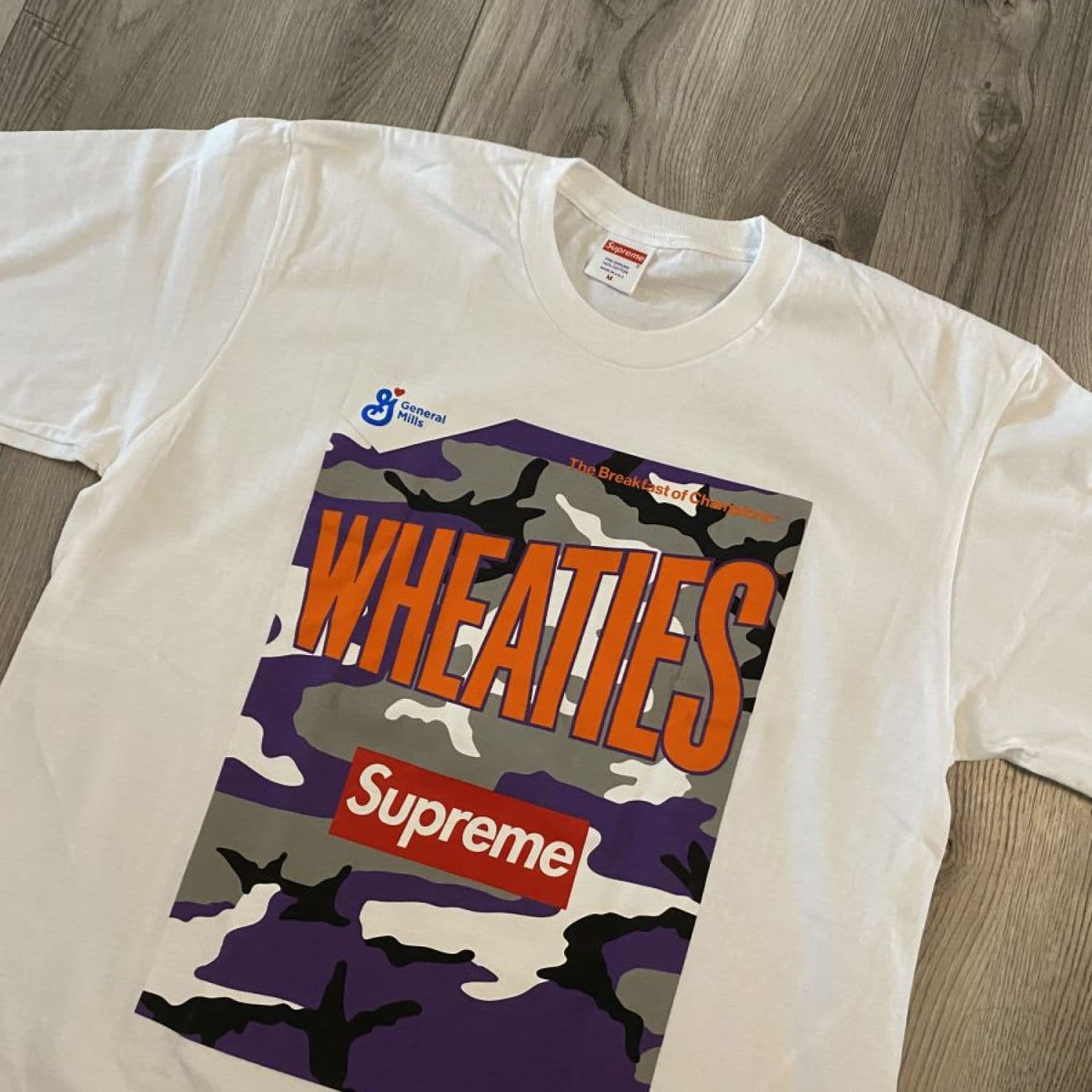 Supreme wheaties tee