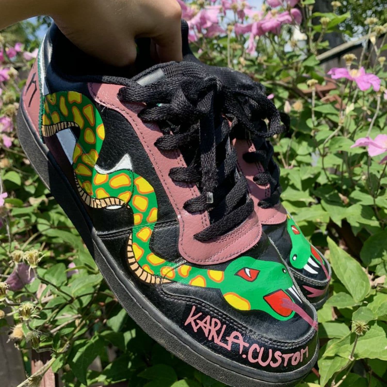 Nike Court Borough x Snake Custom