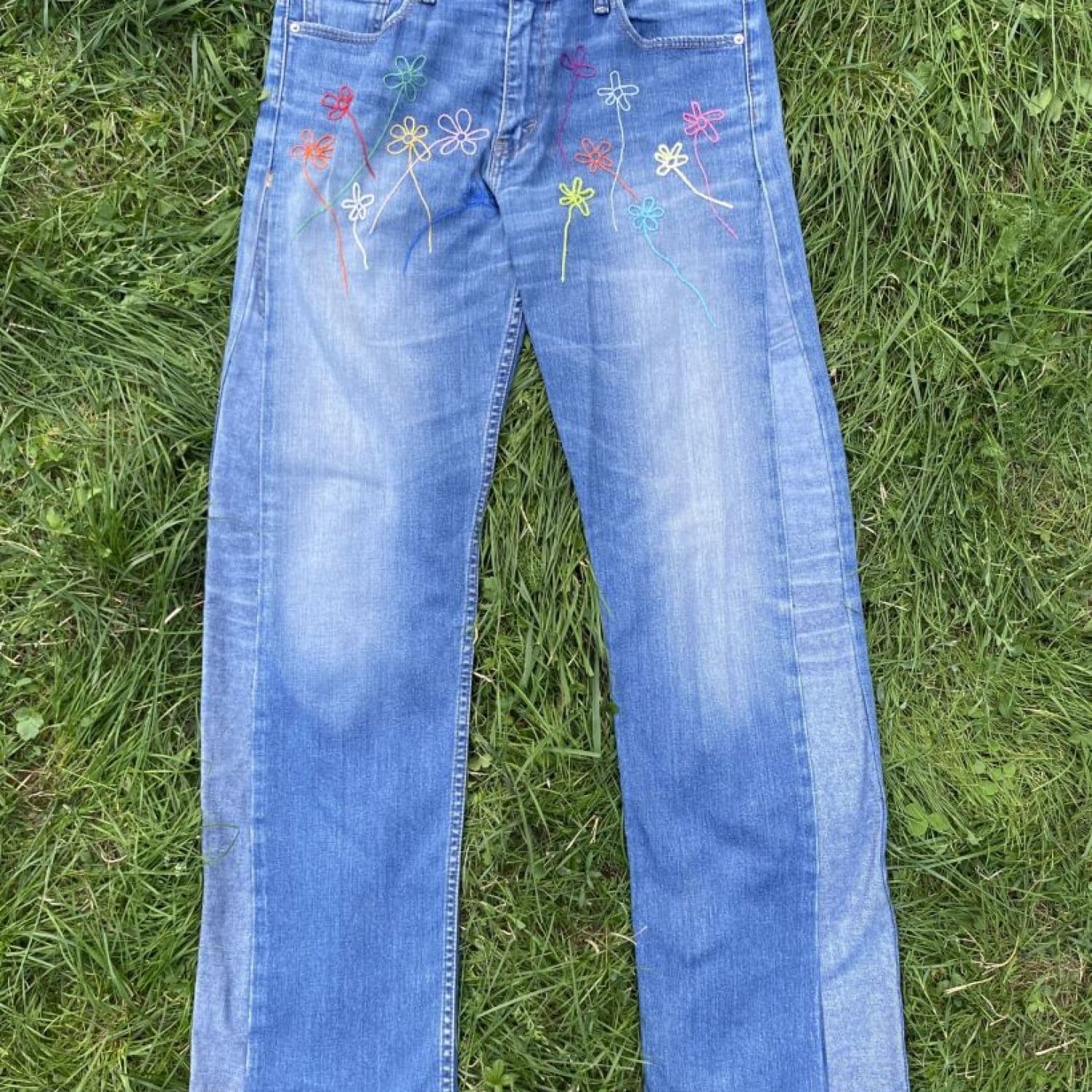 Same.Mess A Messy Bouquet Jeans