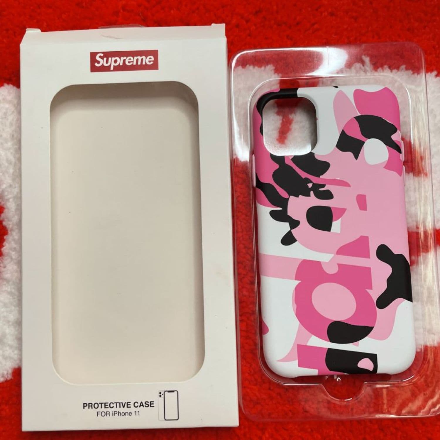 Supreme Pink Camo IPhone Case