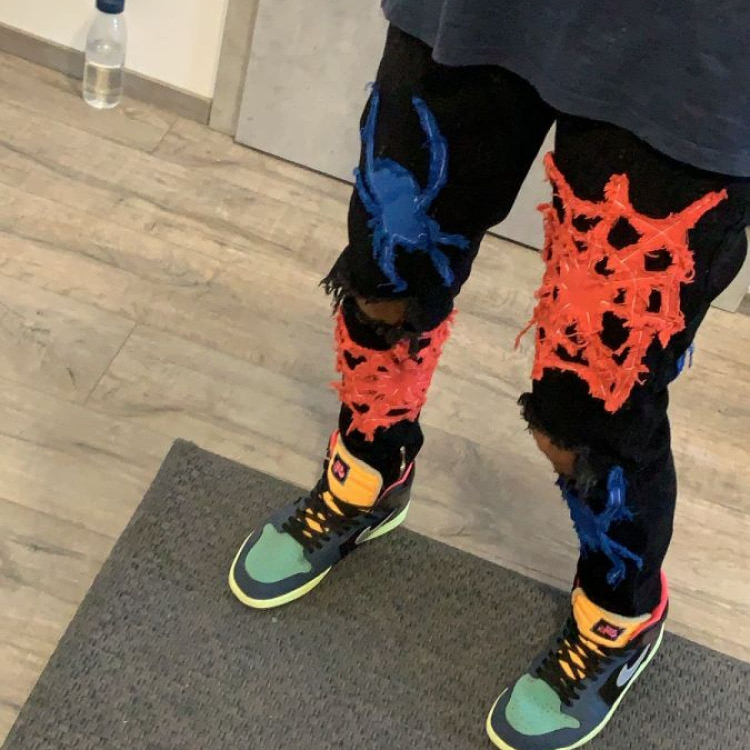 Spiderman custom jeans