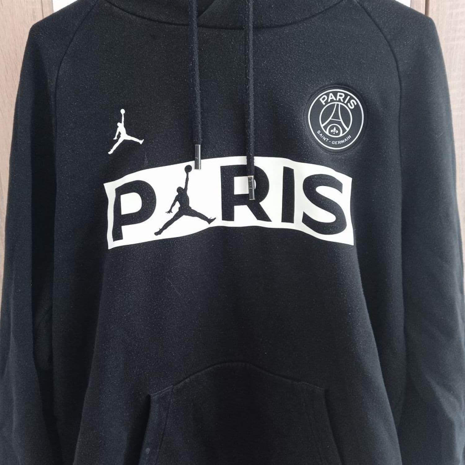 Mikina s kapucňou Jordan M J PSG JUMPMAN FLC PO Pánske