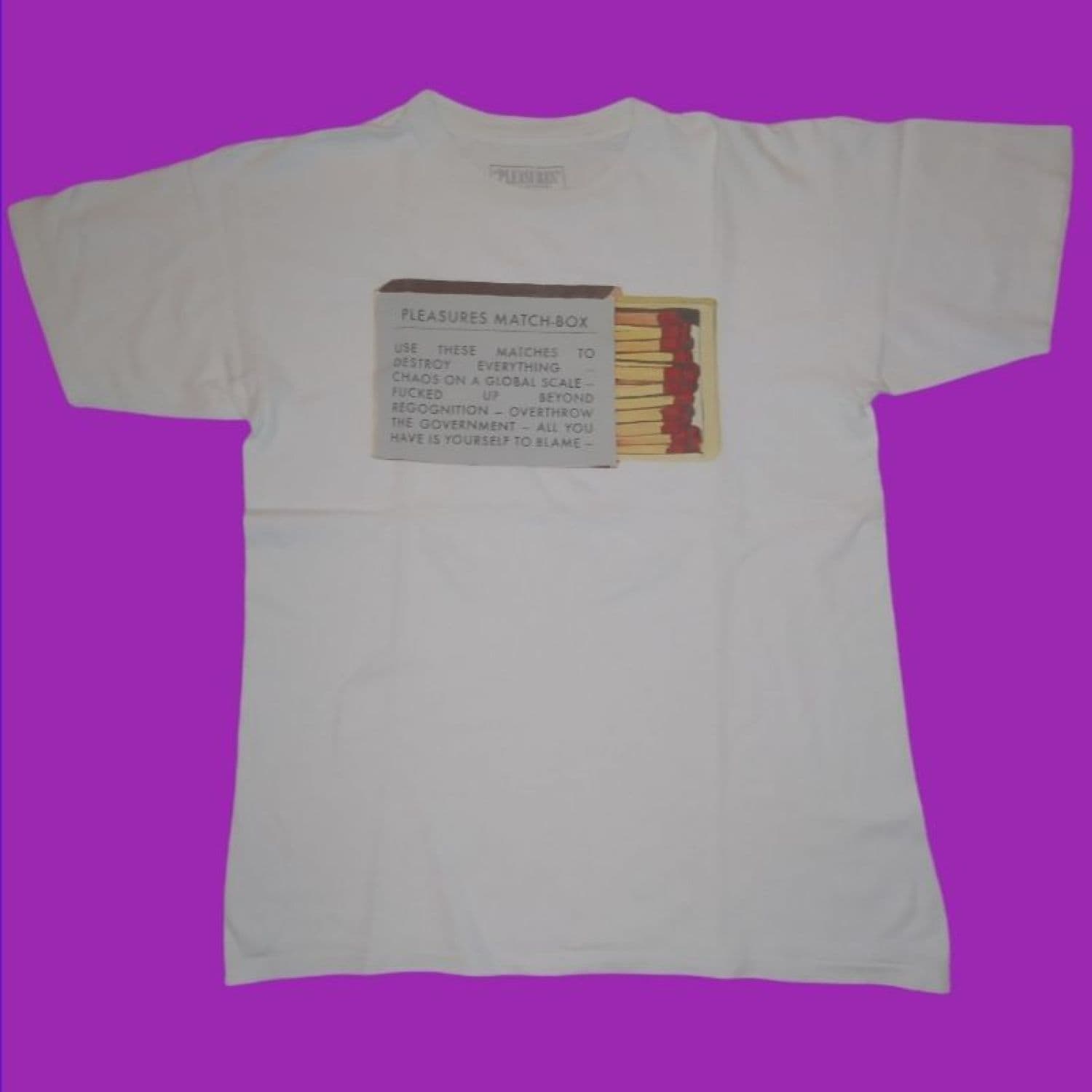 Pleasures Matchbox Tee(white)