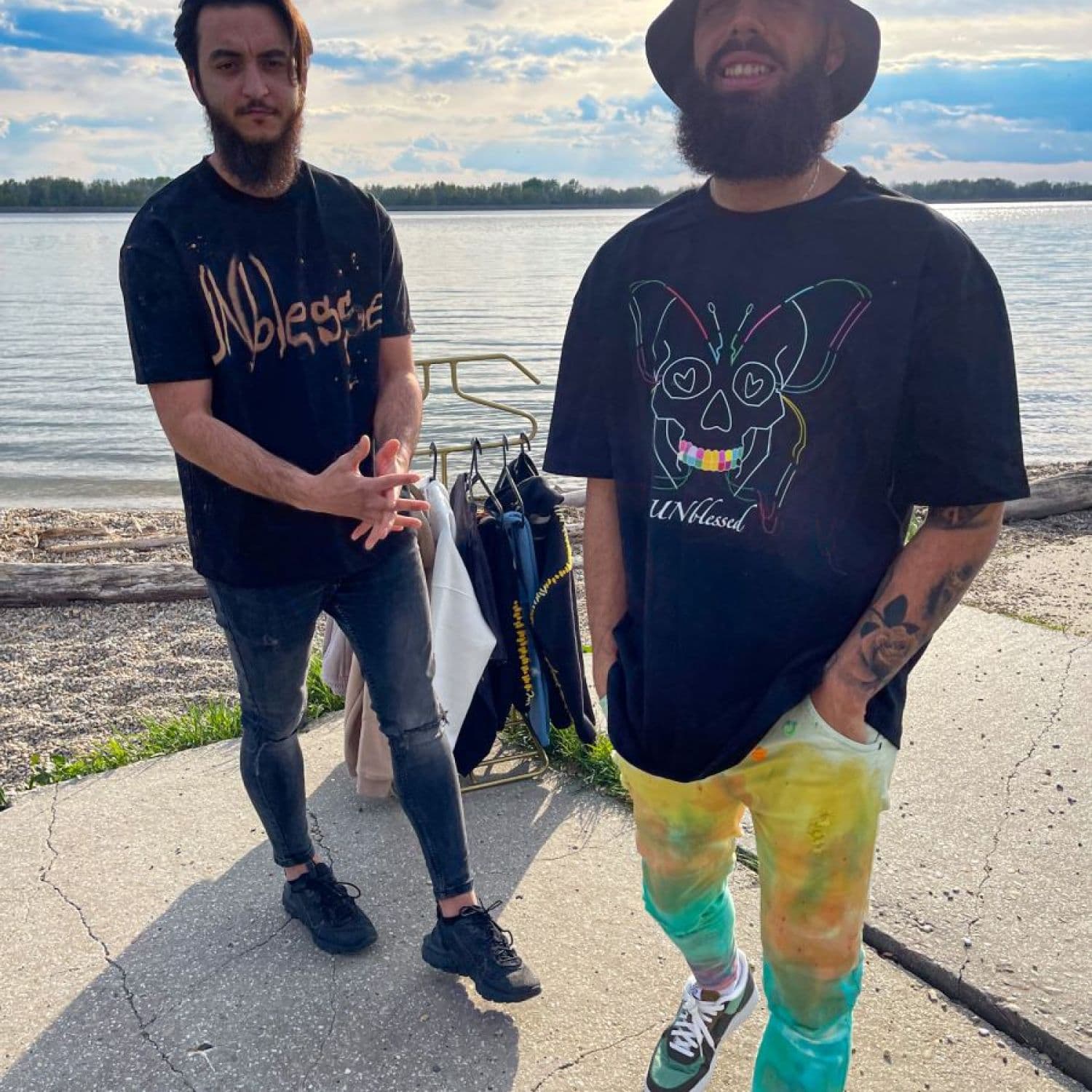 Color Death or Life UNblessed Oversized Tee