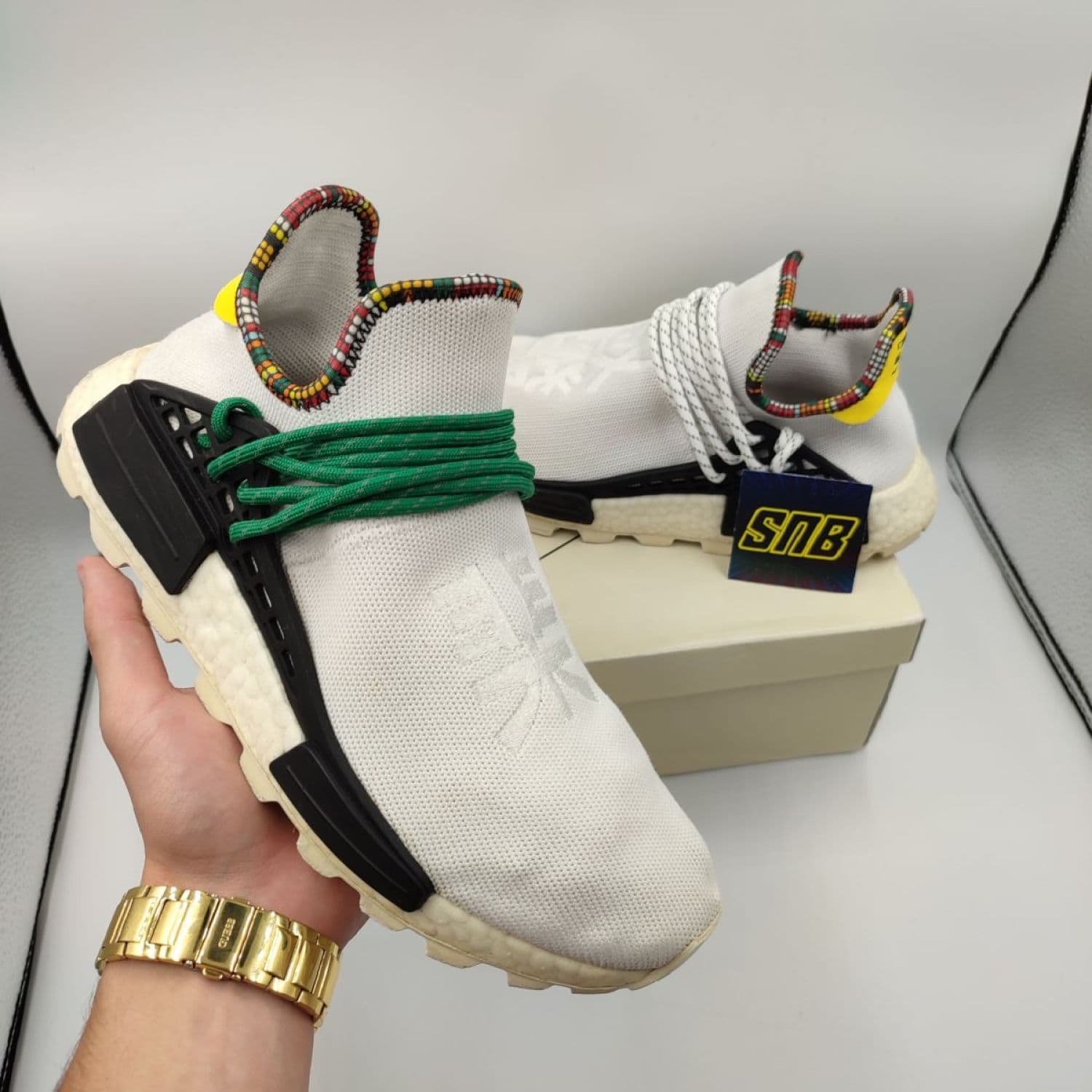 Adidas Human race White