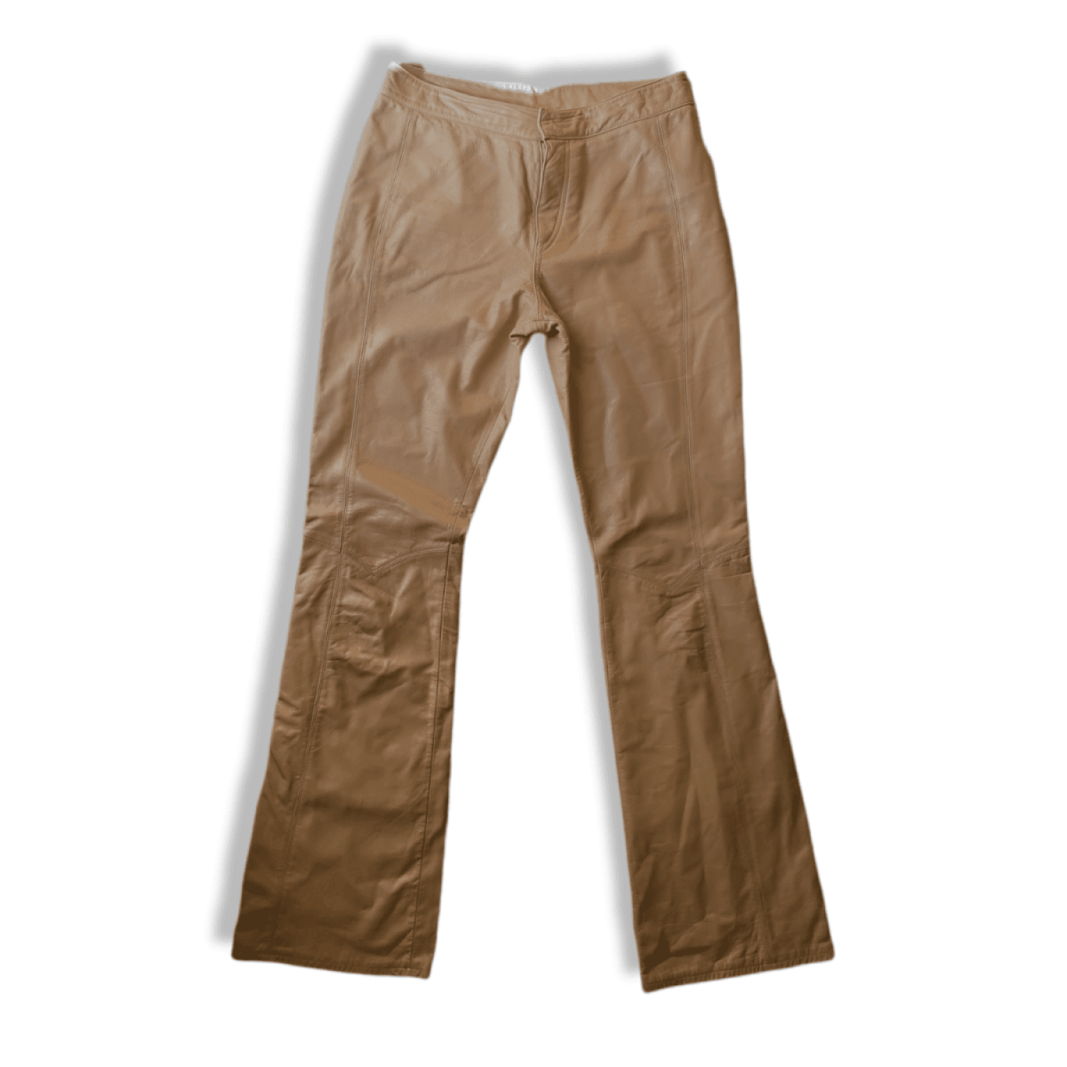 leather flare levis pants