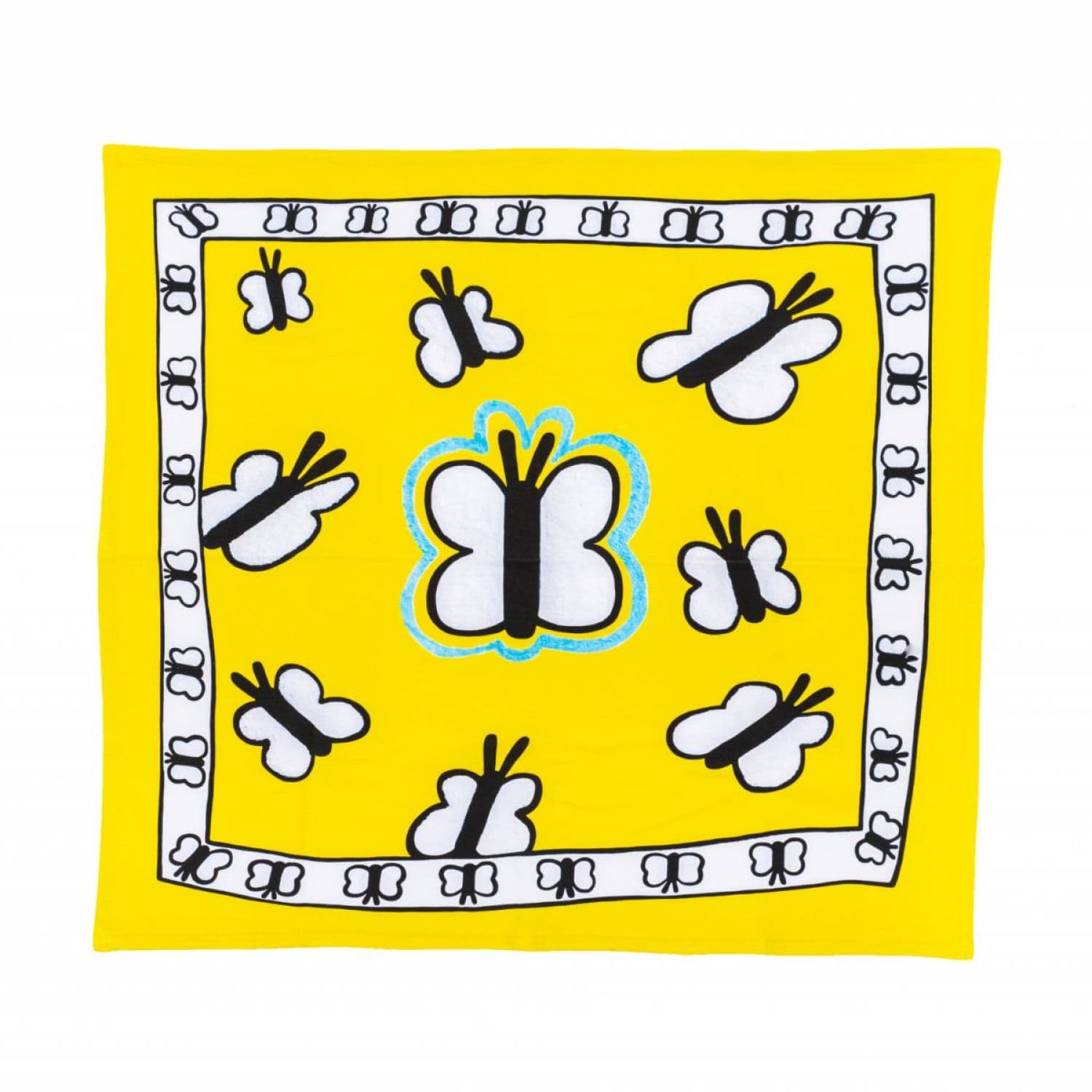 Butterflie Bandana (yellow)