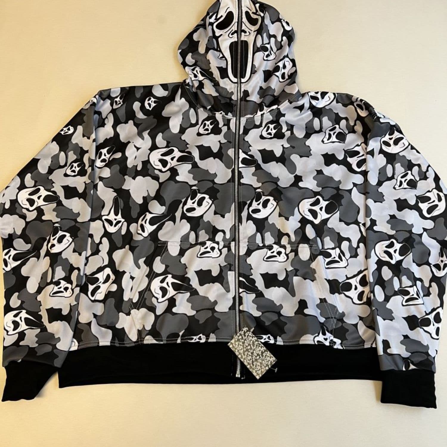 Xavier Barnett Scream Camo Full Zip-Up Hoodie